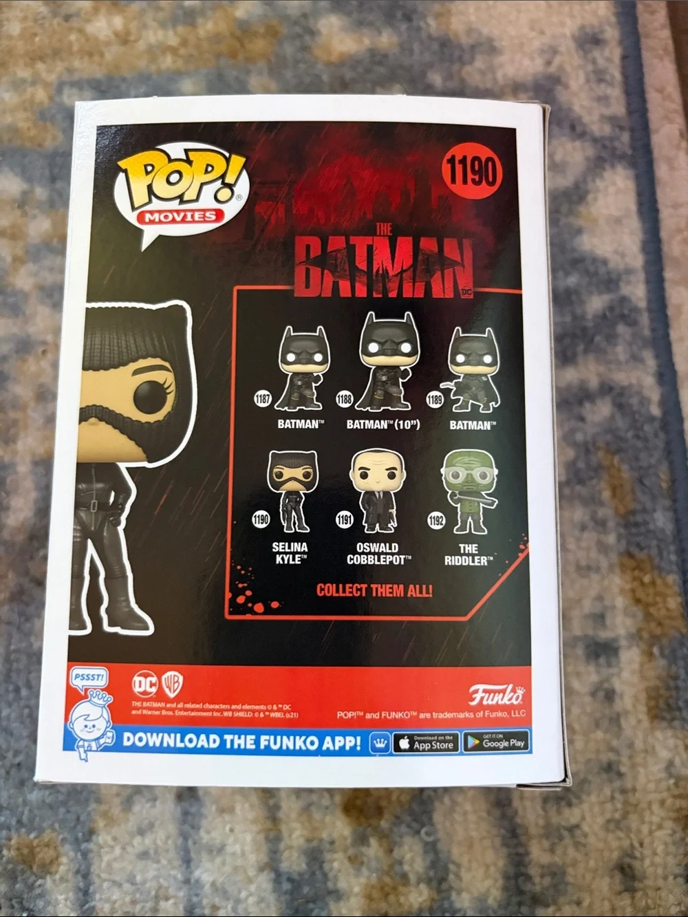 Funko Selina Kyle Catwoman Pop! Vinyl Figure - Black
